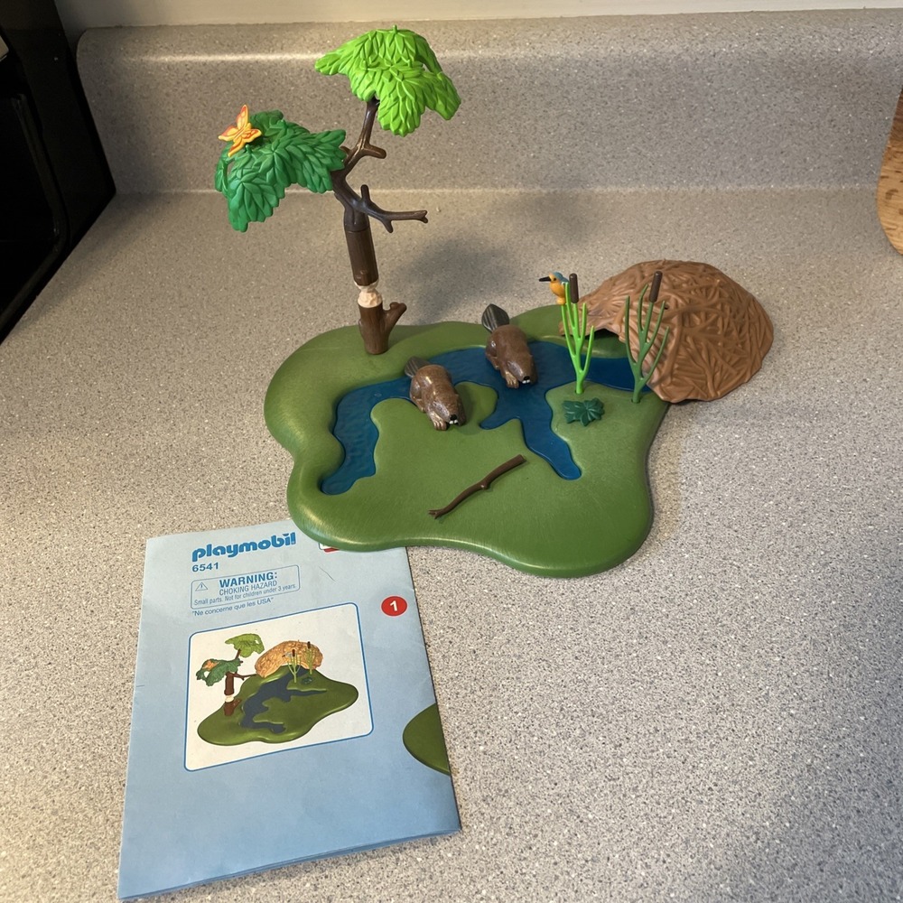 Playmobil Beaver Pond Grass Water Set 6541